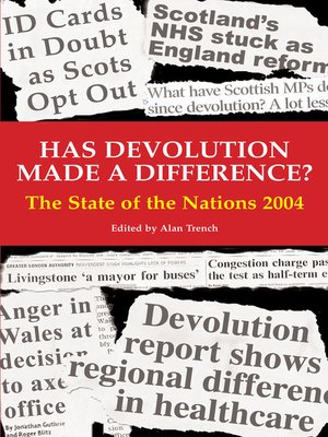 cover image of Has Devolution Made a Difference?